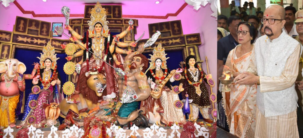 राज्यपाल डेका माना में दुर्गा पूजा उत्सव में शामिल हुए