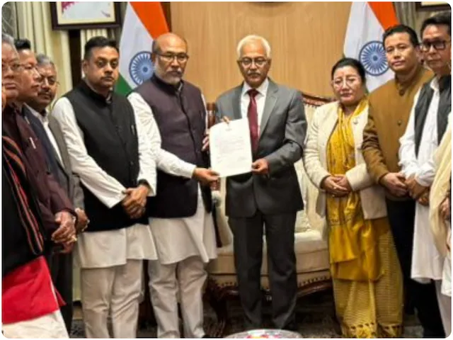 अमित शाह से मुलाकात के बाद एन. बिरेन सिंह ने CM पद से दिया इस्तीफा