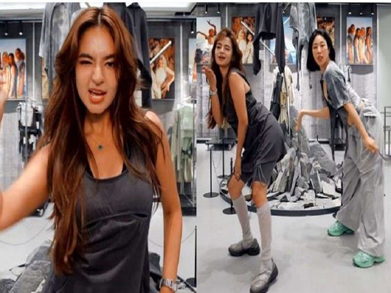 कोरियन डांसर के साथ अनुष्का सेन, बेहतरीन डांस वीडियो हो रहा वायरल