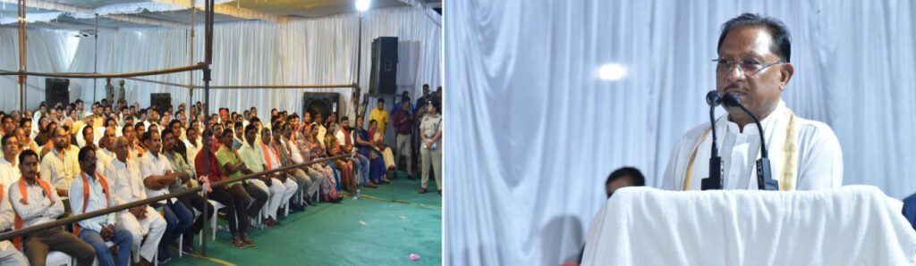 सरकार के कार्यों से प्रदेश में आ रही है खुशहाली : मुख्यमंत्री विष्णु देव साय