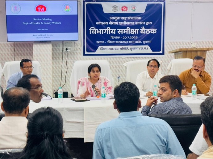 मलेरिया मुक्त बस्तर शासन की पहली प्राथमिकता-आयुक्त स्वास्थ्य सेवाएं