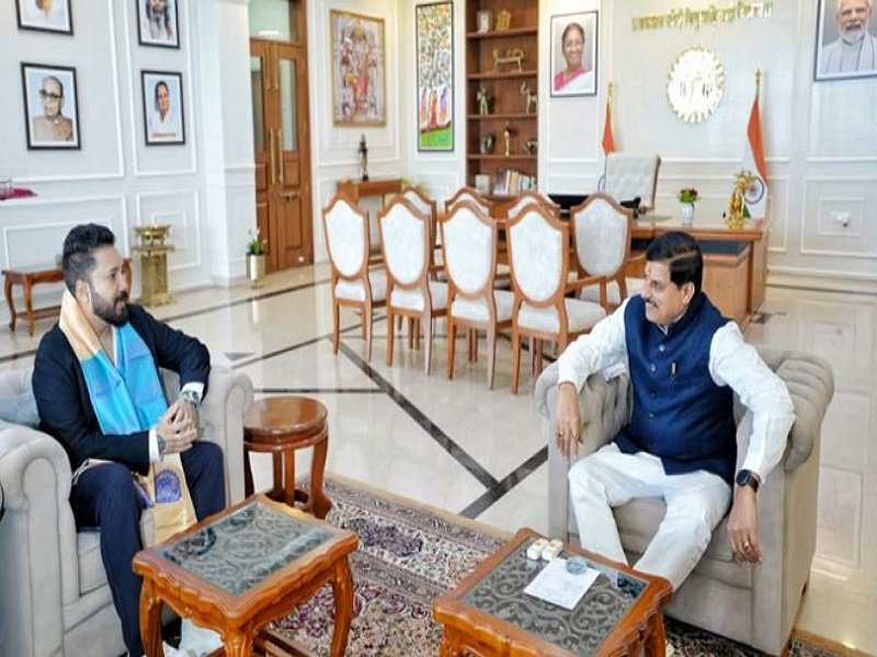 सिंगर मीका सिंगर ने की मध्यप्रदेश के मुख्यमंत्री से मुलाकात
