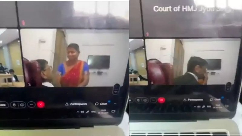 लाइव सुनवाई में ‘वकील’ ने महिला से की ‘डर्टी’ हरकत…देखें वीडियो