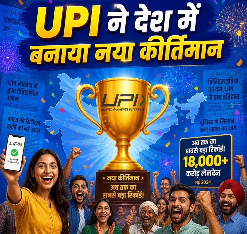 2,366 करोड़ डिजिटल लेनदेन के साथ UPI ने देश में बनाया नया कीर्तिमान
